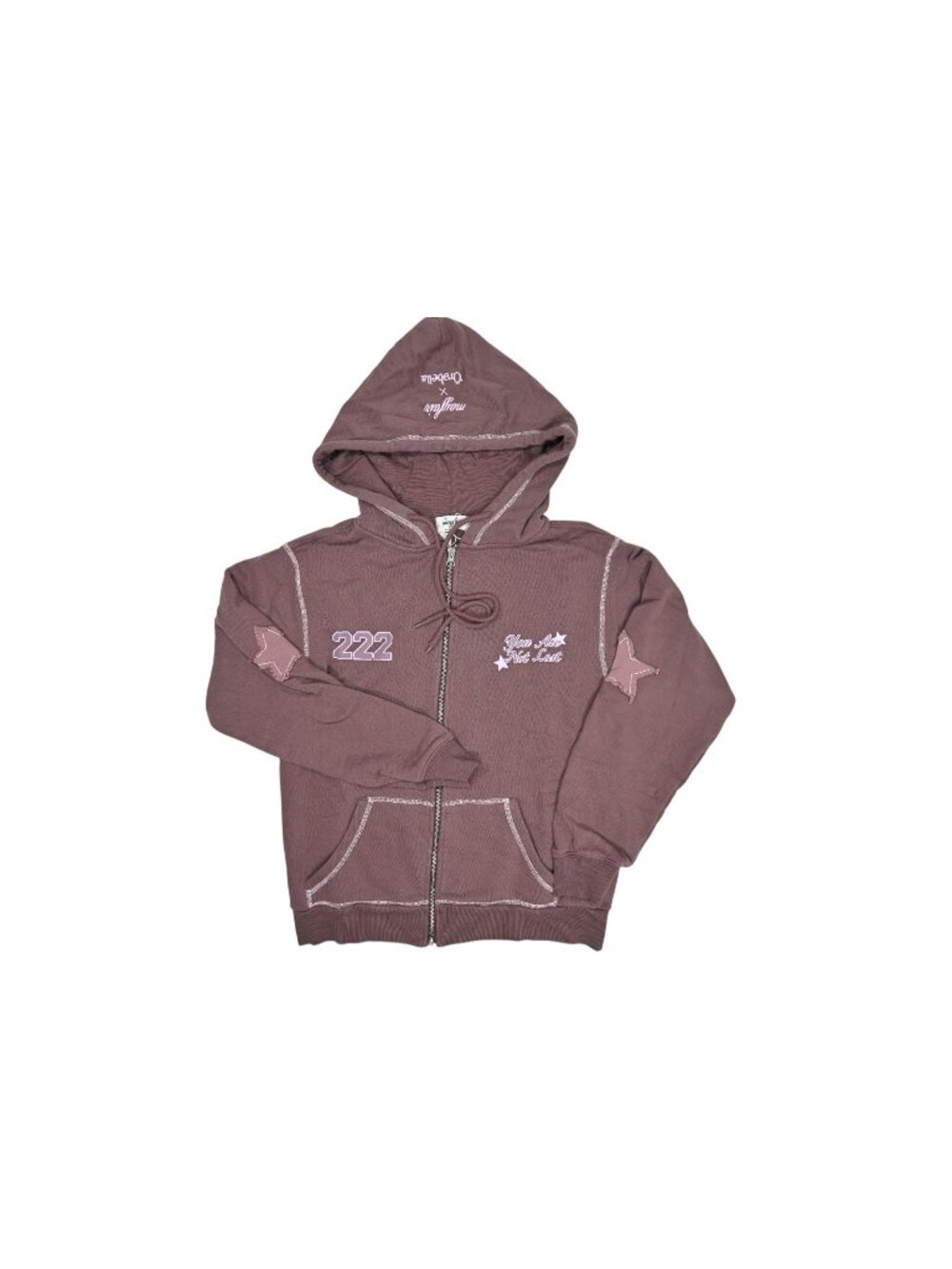 The Mayfair Group x Orebella On Your Way Back To Yourself Hoodie in Brown